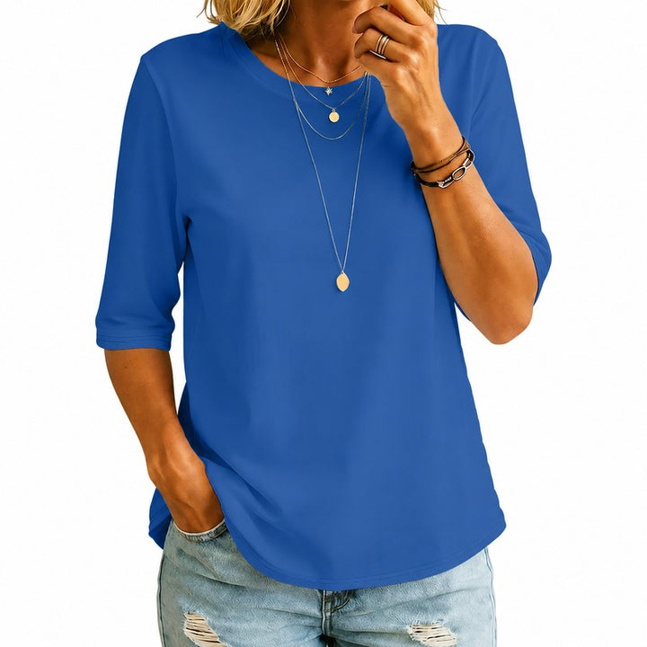 Marit | Losvallend T-Shirt met Ronde Hals