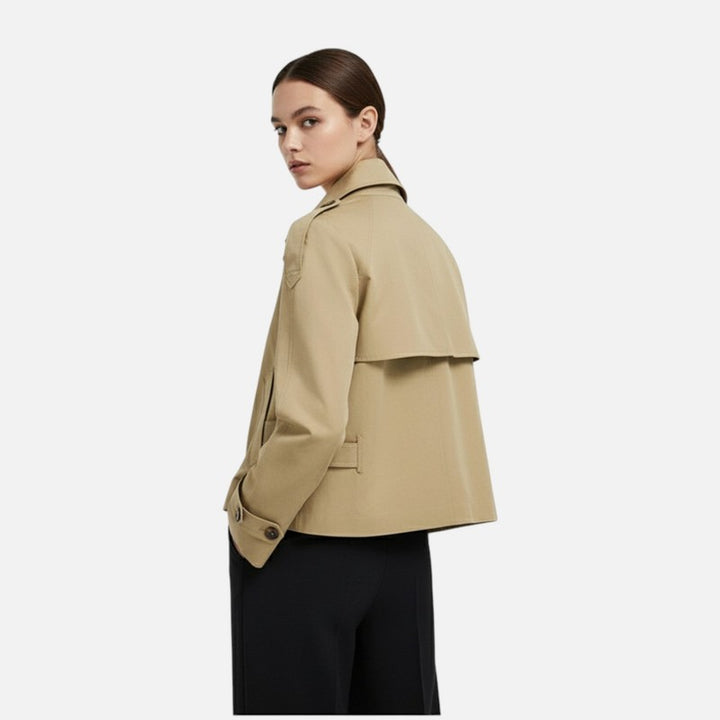 Sophia | Korte trenchcoat met ceintuur