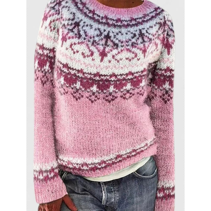 Yvanderrah | Fair Isle Motief Met Ronde Hals Trui