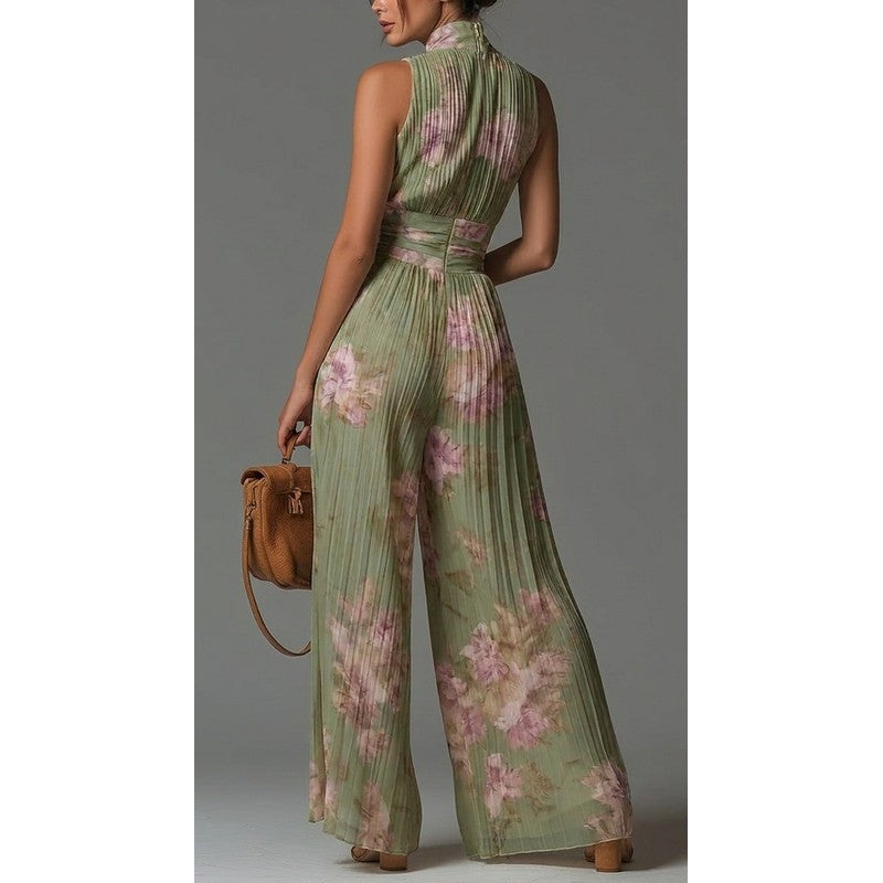 Zineb | Wide-Leg Jumpsuit met V-hals