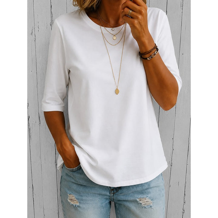 Marit | Losvallend T-Shirt met Ronde Hals