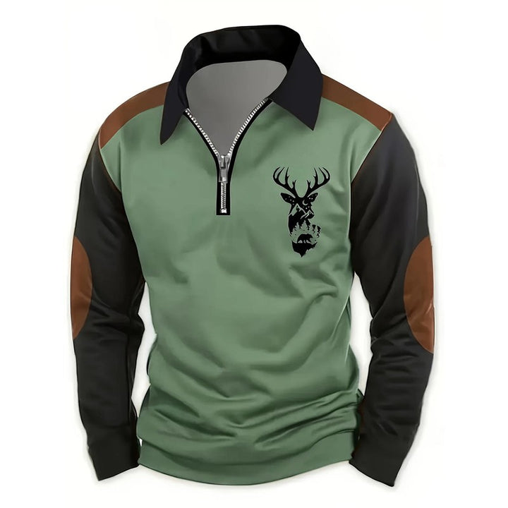 Jasper | Gestructureerde Quarter-Zip Trui