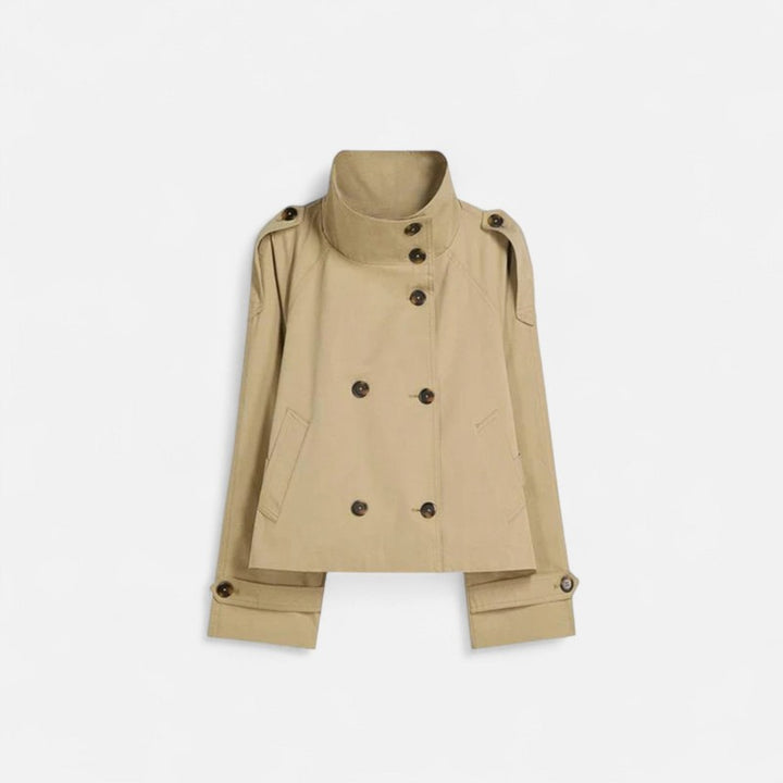 Sophia | Korte trenchcoat met ceintuur