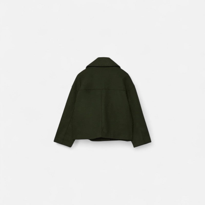 Damenjacke | Taillierte kurze Jacke mit Revers