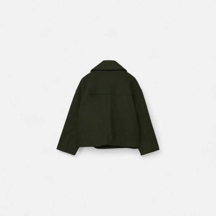 Damenjacke | Taillierte kurze Jacke mit Revers