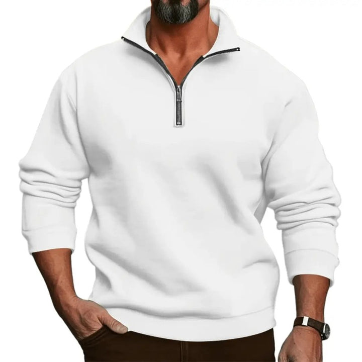 Reymond | Stijlvolle quarter-zip met ribbels