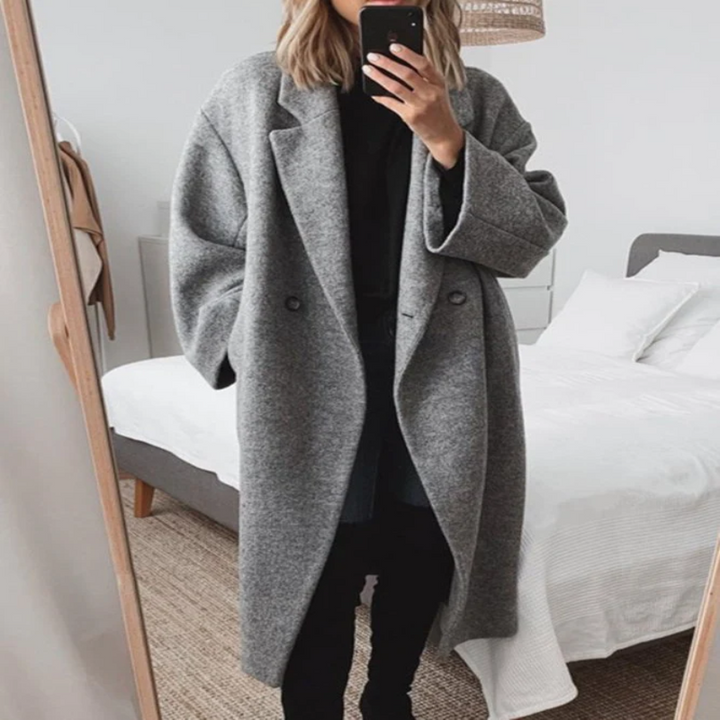 Fleur | Διαχρονικό oversized παλτό