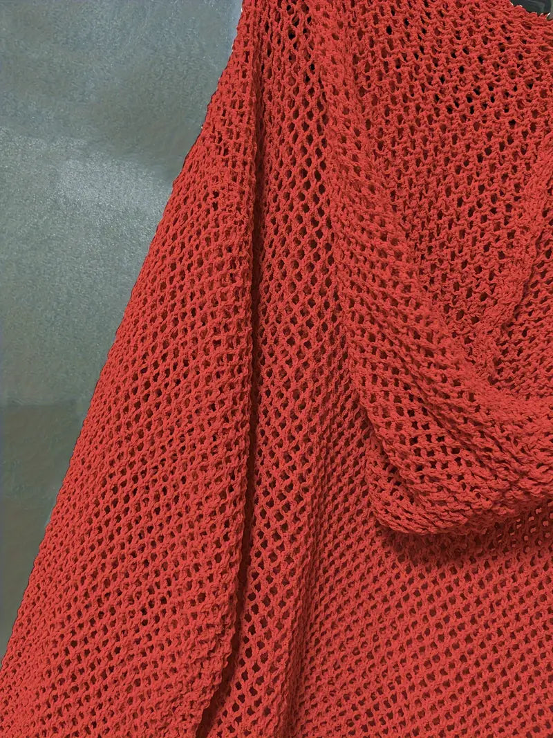 Wietske | Pull à capuche ajouré