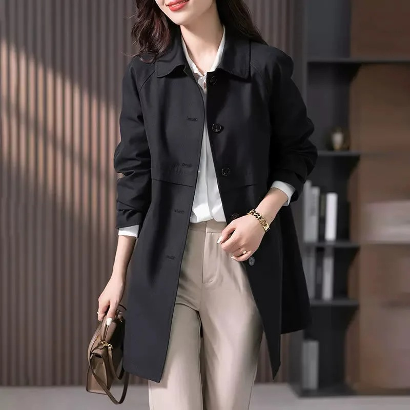 Bregtje | Classic Mid-Length Trench Coat