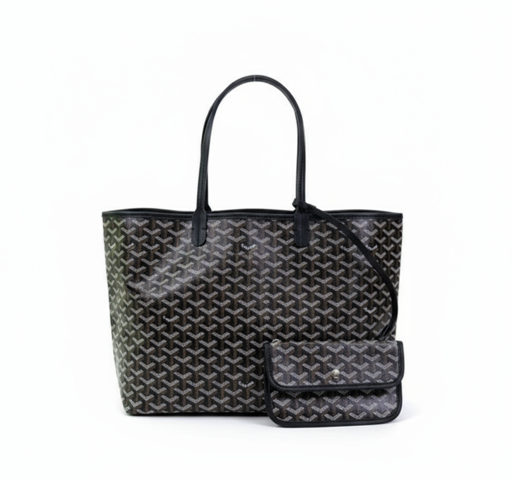 Sanne | Geometrische Shopper-Tasche mit Etui