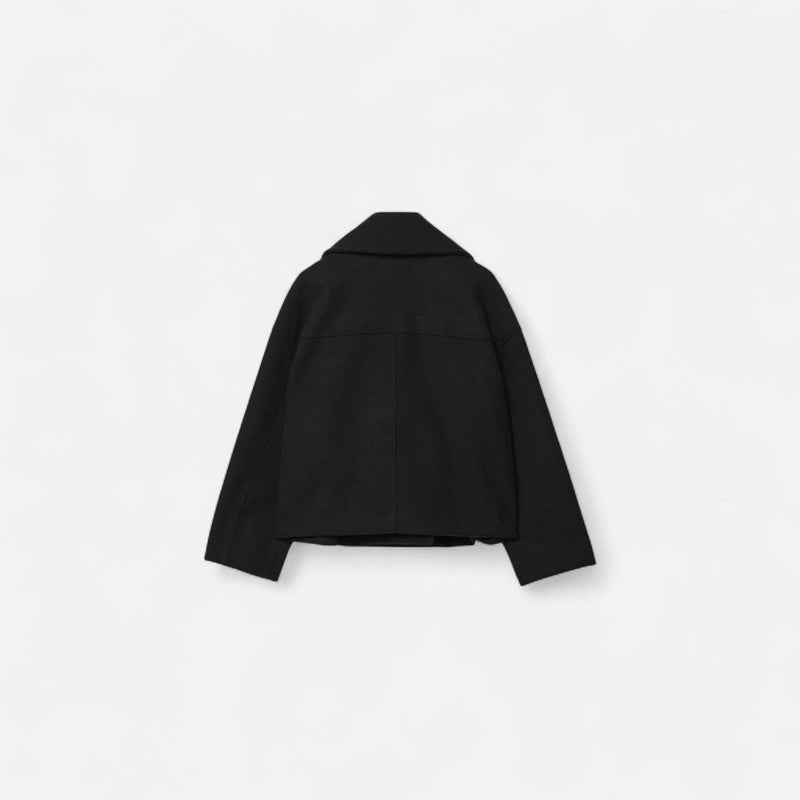 Damenjacke | Taillierte kurze Jacke mit Revers