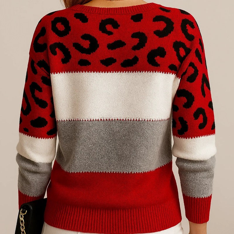 Pascaline | Leopardprint Relaxed Fit Trui