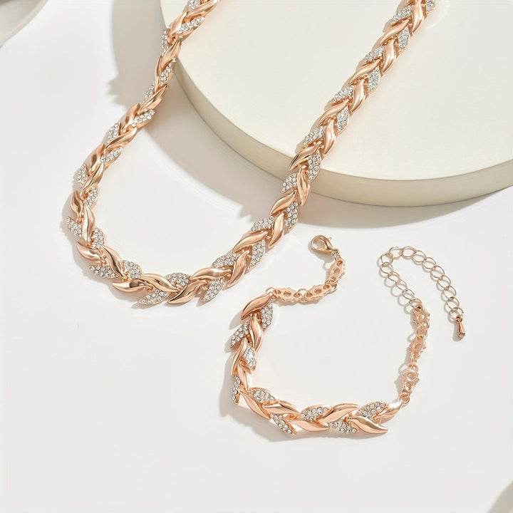 Juliette | Set met ketting en armband in vissenstaartmotief