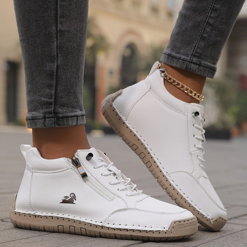 Amélie | Orthopädische Sneaker mit seitlichem Reißverschluss