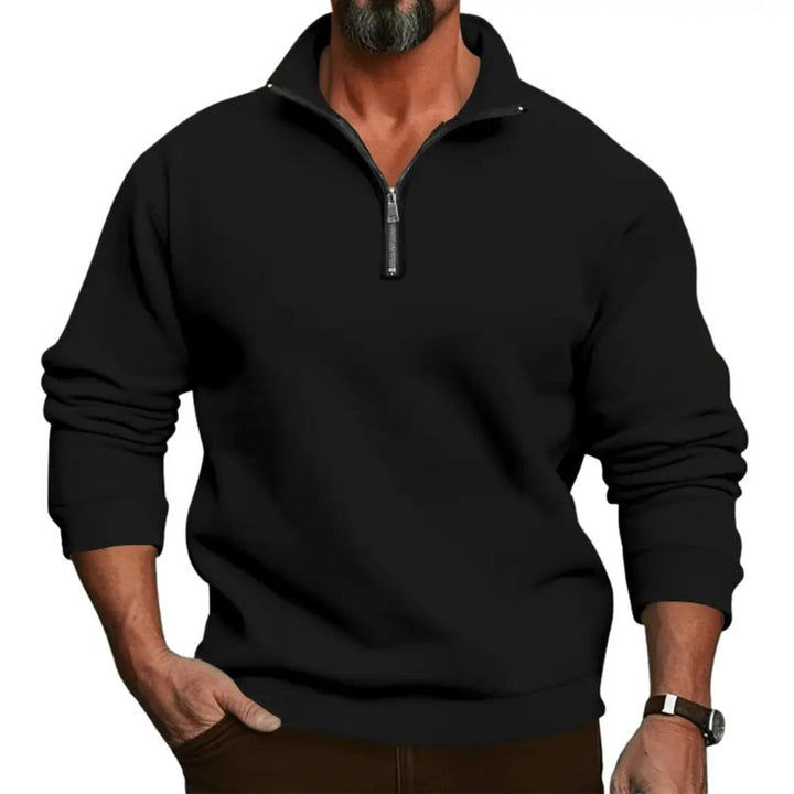 Reymond | Stijlvolle quarter-zip met ribbels