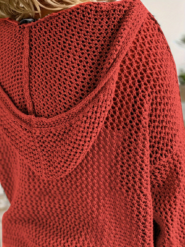 Wietske | Pull à capuche ajouré