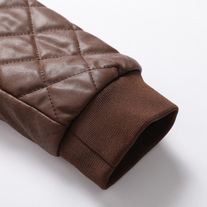 Corentin | Diamantgequilt bikerjas voor heren