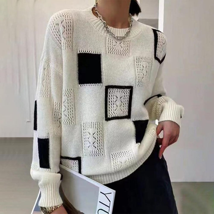 Zaydeanne | Patchwork Relaxed Fit Trui