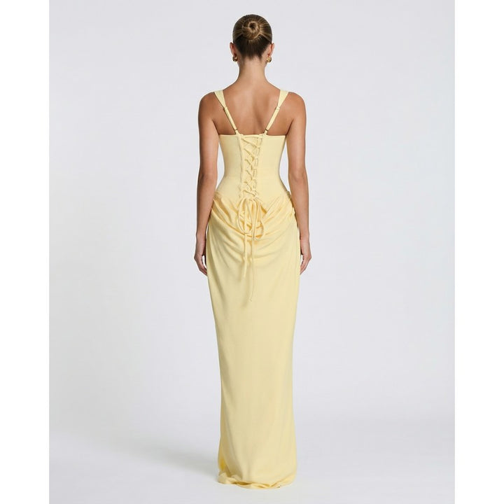 Olivia | Tailliertes Korsett-Maxikleid