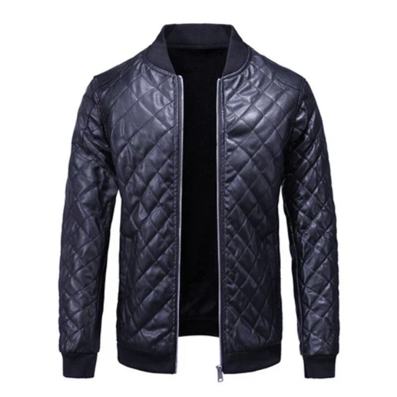 Corentin | Diamantgequilt bikerjas voor heren