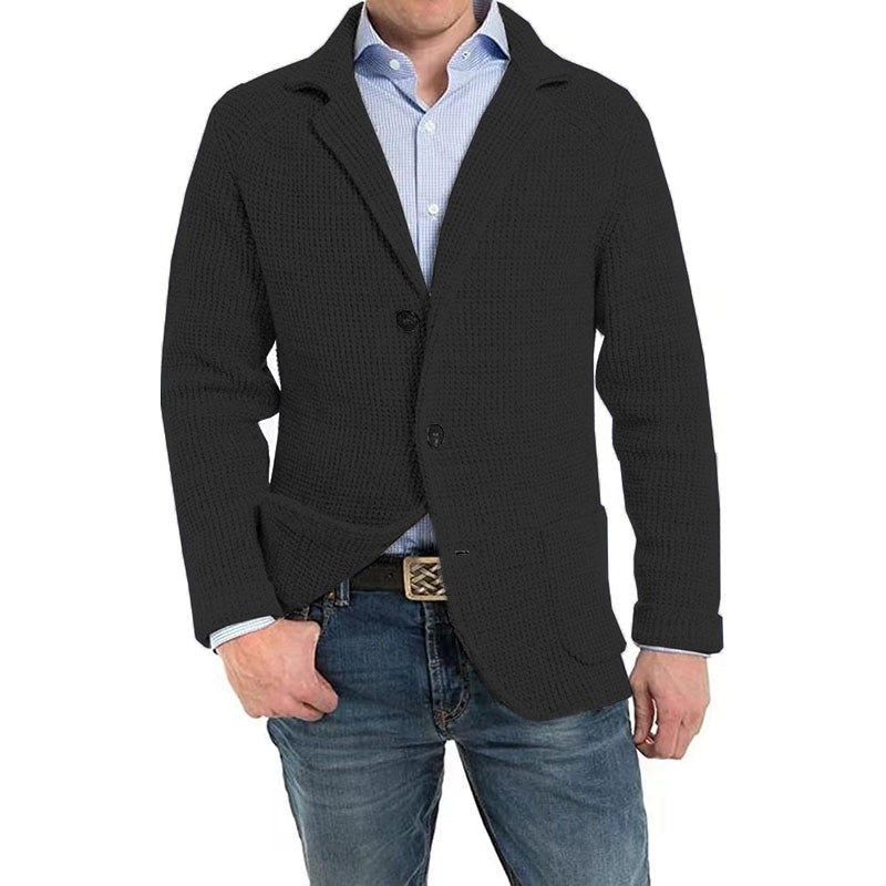 Homens | Blazer com lapelas entalhadas