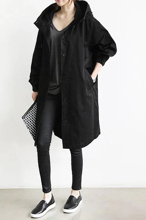 Elin | Trench-coat déperlant à capuche