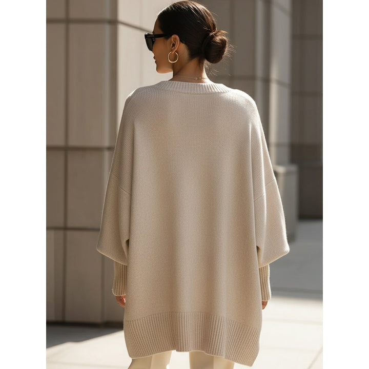 Livia | Oversize gebreide trui met batwing mouwen