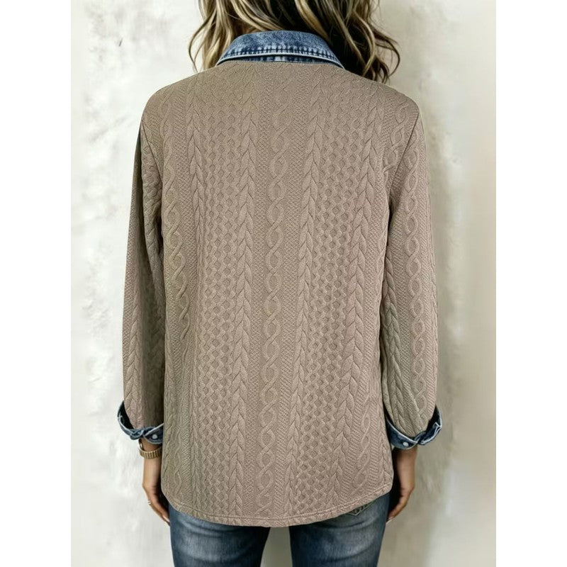 Elise | -Accent Lange Mouwen Shirt
