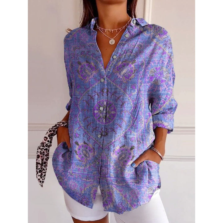 Annabel | Relaxed shirt met retroprint