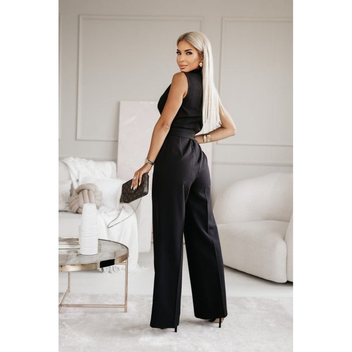 Josephine | Wijdpijp Jumpsuit met Ceintuur