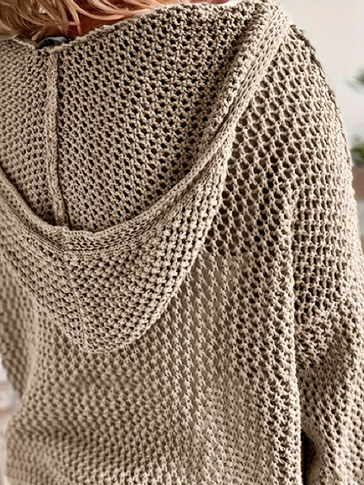 Wietske | Pull à capuche ajouré