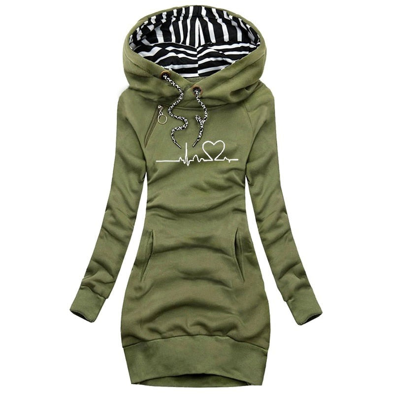 Jaëlle Hoodie Jurk met Capuchon