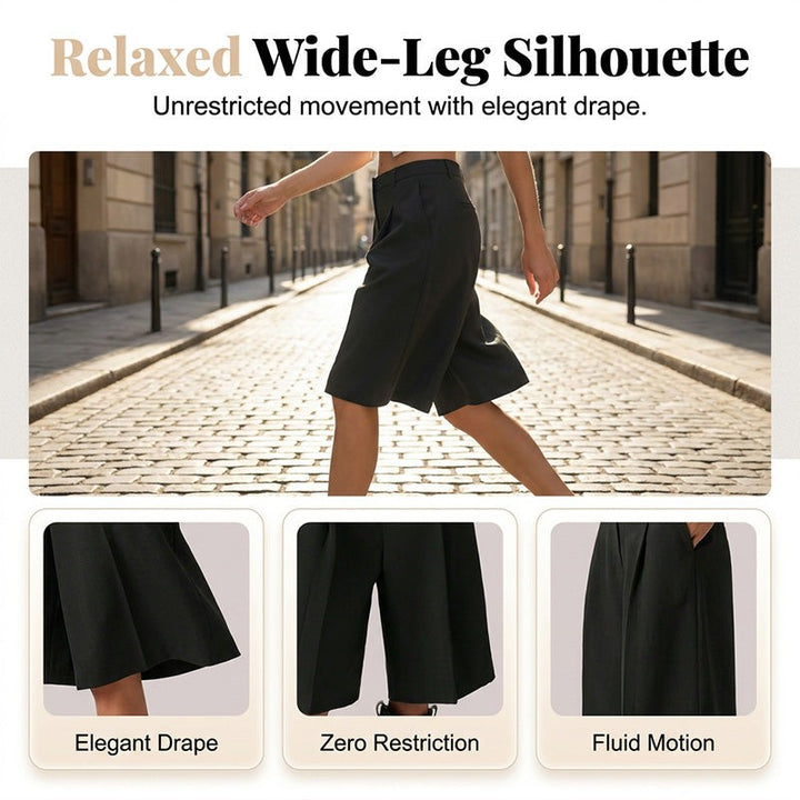 Sophie | Lockere Bermuda-Short mit weitem Bein