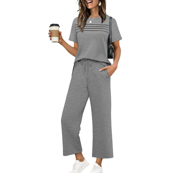Anna | Relaxed Fit Loungeset met wijde pijpen