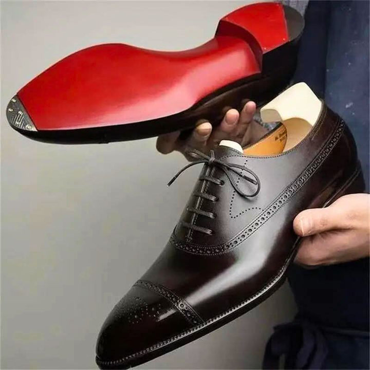 Tineke | Sapatos Oxford de couro com atacadores
