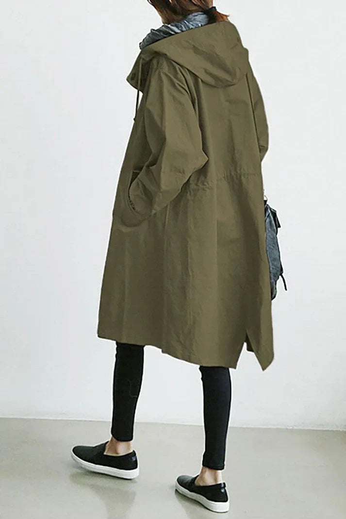 Elin | Trench-coat déperlant à capuche