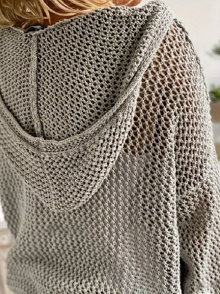 Wietske | Pull à capuche ajouré