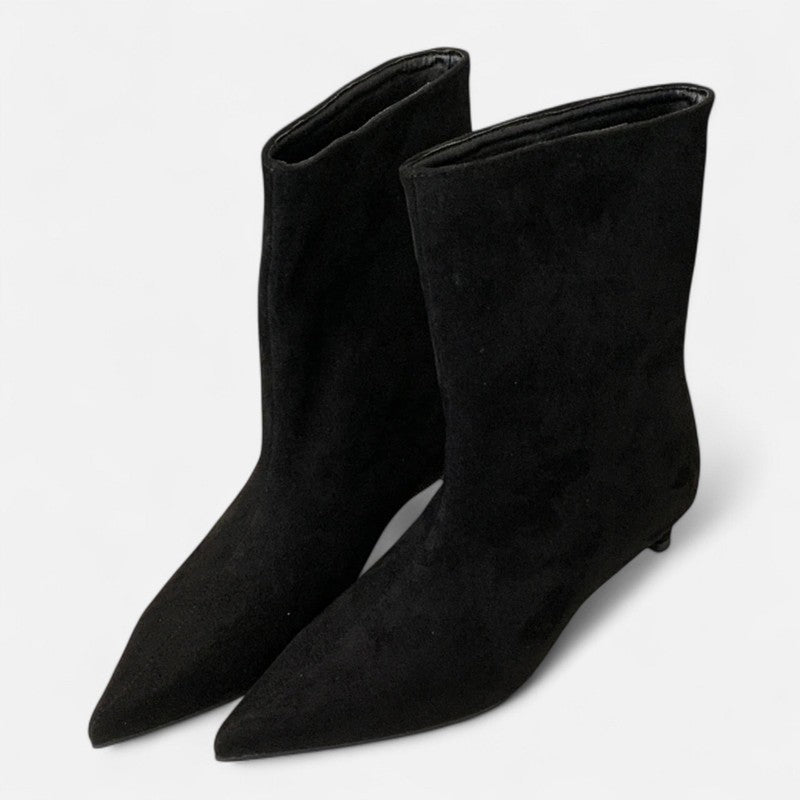 Fien | bottines à bout pointu et talon kitten