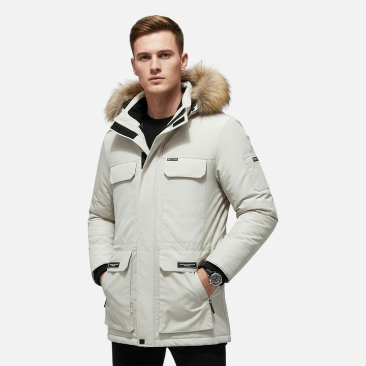 Bram | Lange Parka met Capuchon