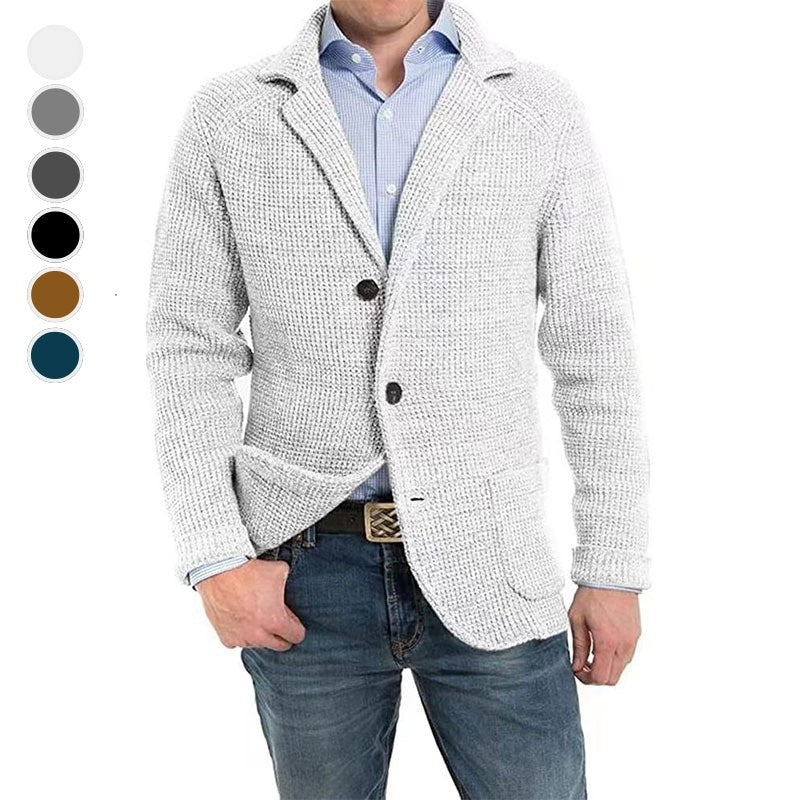 Homens | Blazer com lapelas entalhadas