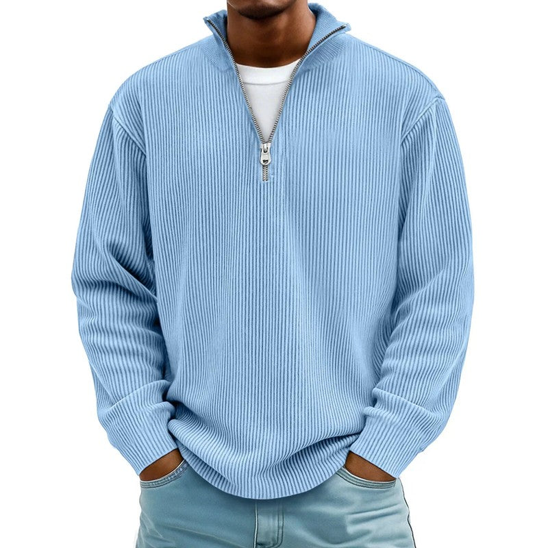 Calixto | Loose-fit half-zip sweatshirt