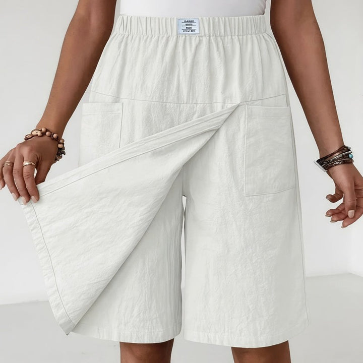 Eva | Jupe portefeuille avec short intégré