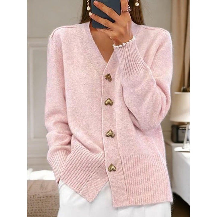Edna | Lange Mouwen Ribborduren Vest