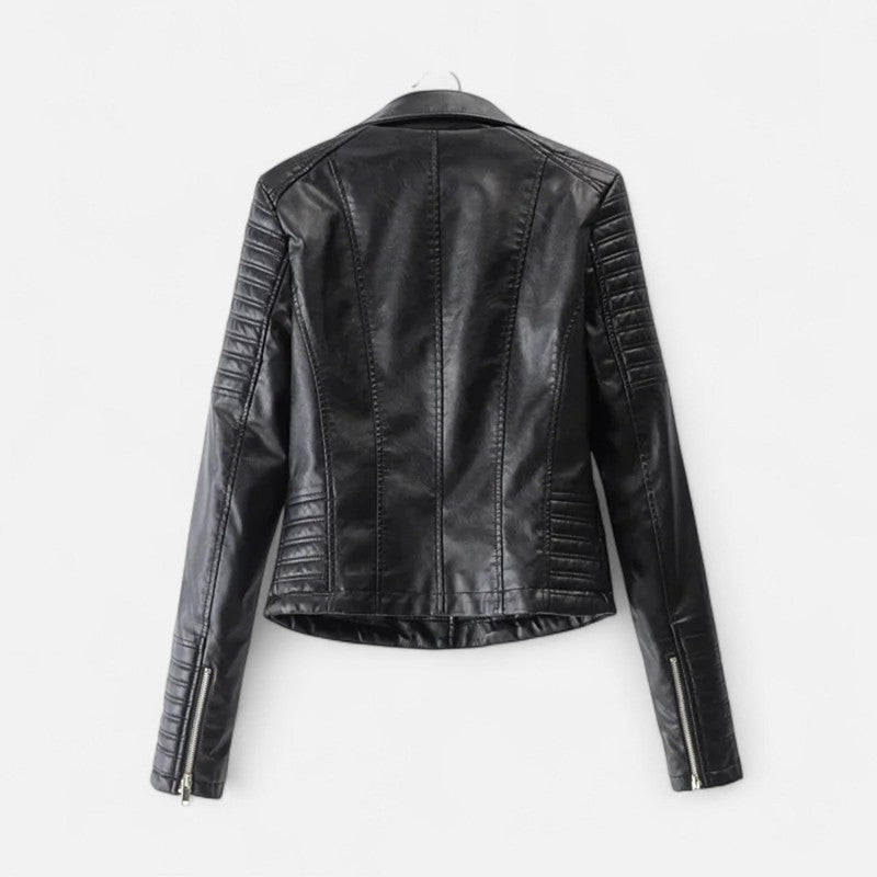 Isolde | Strukturierte Bikerjacke