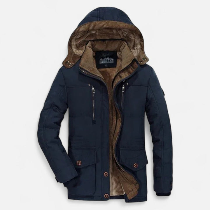 Hombre | Parka gruesa acolchada con capucha