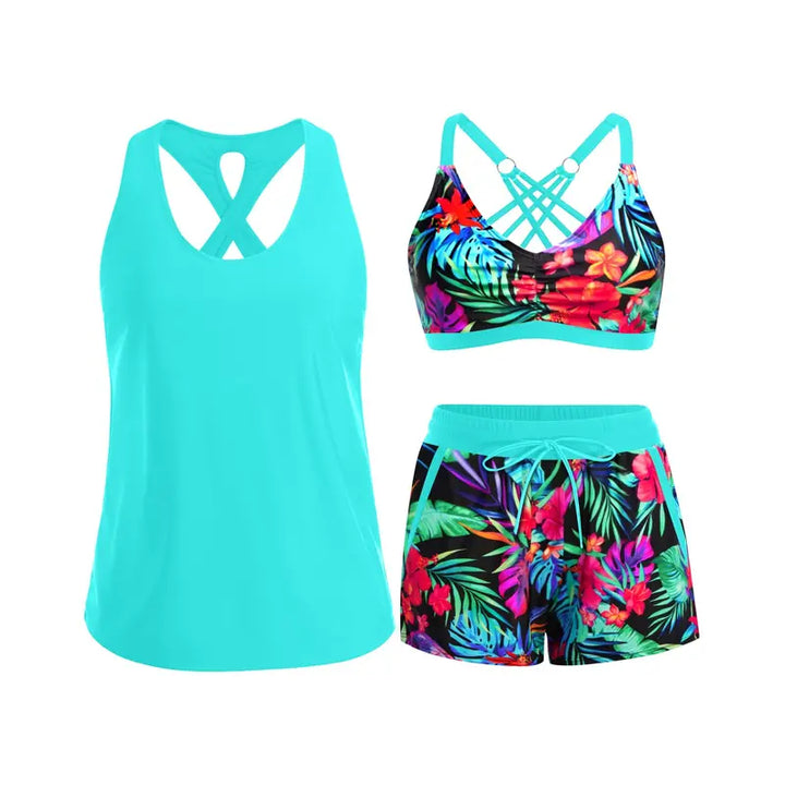 Ilse | Ensemble de sport trois pièces avec short
