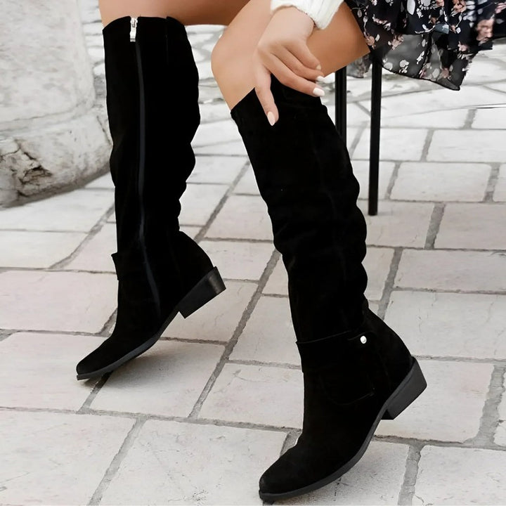 Clara | Slouchy Kniehoge Laarzen