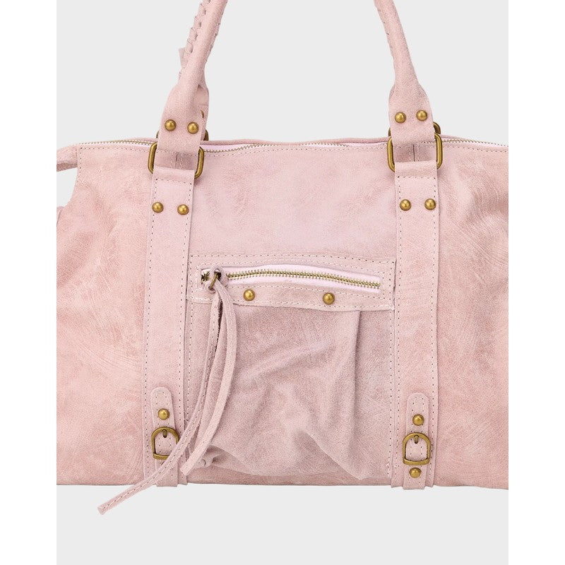 Eline | Strukturierte Handtasche mit Fransen