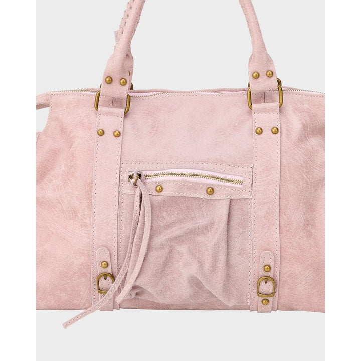 Eline | Strukturierte Handtasche mit Fransen