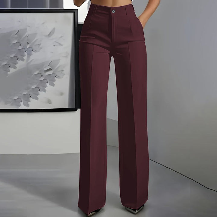 Emma | Hoge taille Wide-Leg Pakbroek